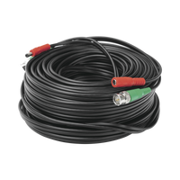 Cable coaxial ( BNC RG59 ) + Alimentación / SIAMÉS / 30 Metros / 100 % COBRE / Para Cámaras 4K  / Uso interior y exterior