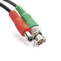 Cable Coaxial (BNC RG59) + Alimentaci�n / SIAMES / 50 Metros (164 Pies) / 100% COBRE / Para C�maras 4K / Uso Interior y Exterior