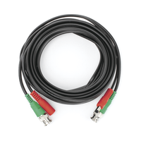 Cable Coaxial (BNC RG59) + Alimentaci�n / SIAMES / 5 Metros (16.40 Pies) / 100% Cobre / Para C�maras 4K / Uso Interior y Exterior