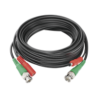 Cable coaxial ( BNC RG59 ) + Alimentación / SIAMÉS / 5 Metros / 100 % COBRE / Para Cámaras 4K  / Uso interior y exterior