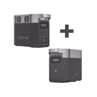 Kit de Estación de Energía Portátil 1024Wh + Batería Externa 1024Wh (2048Wh Totales)