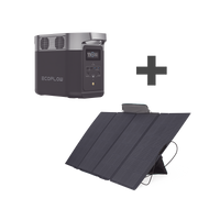 Kit de Estación de Energía Portátil 1024Wh + Panel Solar Flexible 400W