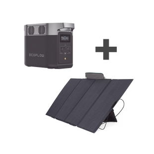 Kit de Estación de Energía Portátil 1024Wh + Panel Solar Flexible 400W