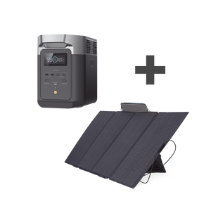 Kit de Estación de Energía Portátil 2048Wh + Panel Solar Flexible 400W
