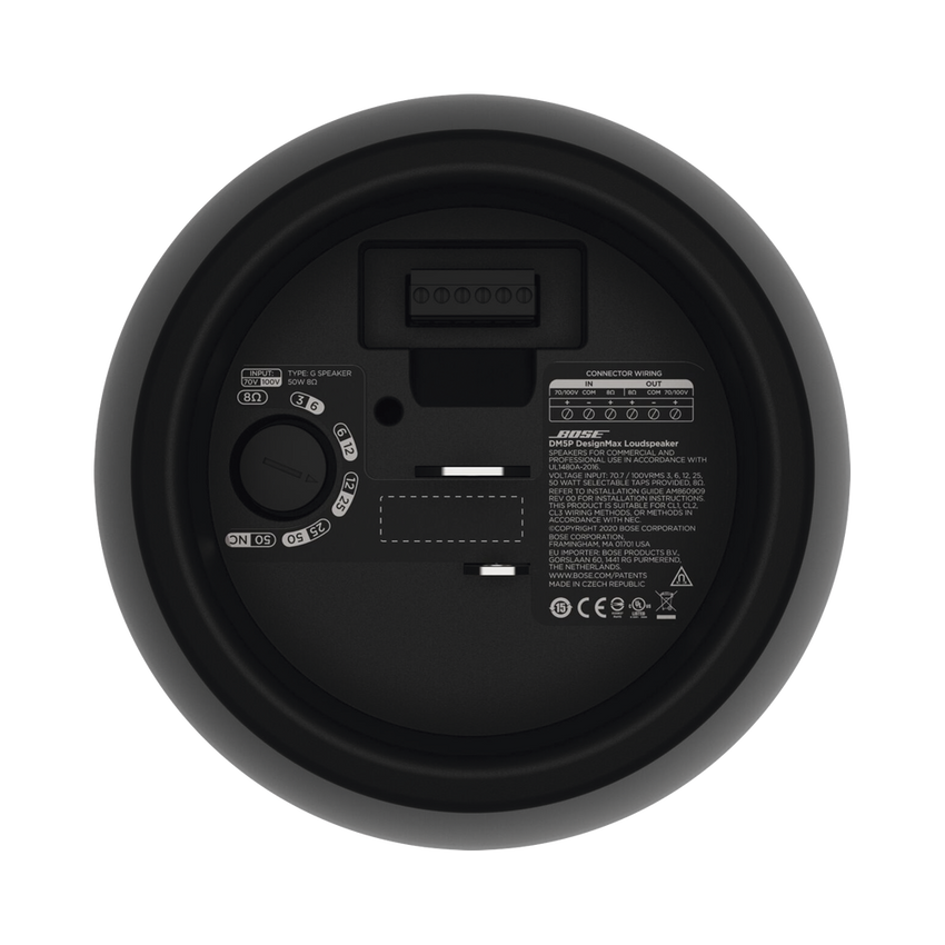 Par de Altavoz colgante | DesignMax | 5in | 8ohms | 70/100V | Negro