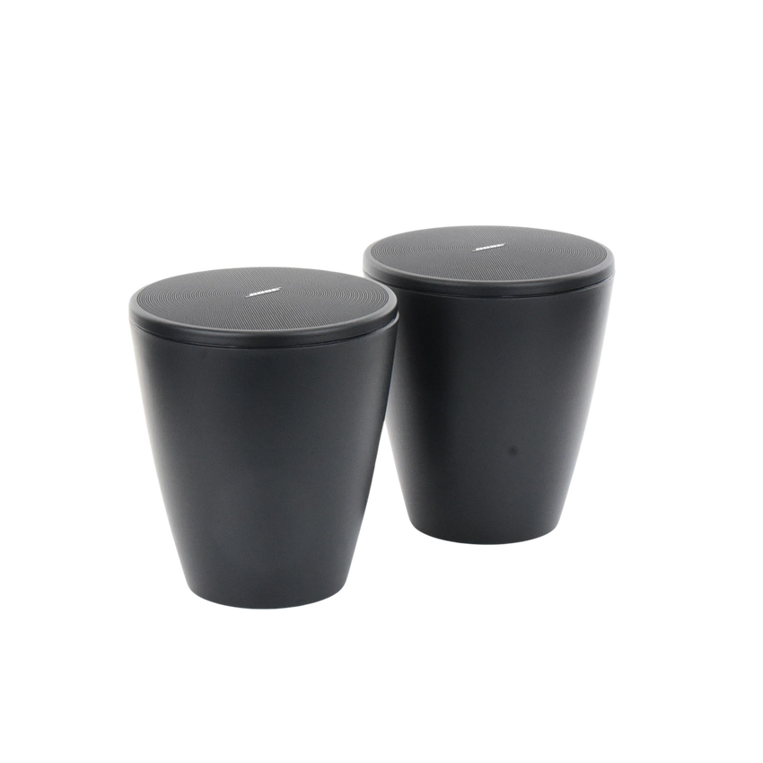 Par de Altavoz colgante | DesignMax | 5in | 8ohms | 70/100V | Negro