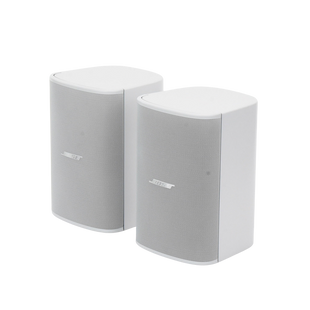 Par de Altavoces de Pared | DesignMax | 5in | 70/100V | 8ohms | Blanco | Exterior