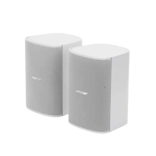 Par de Altavoces de Pared | DesignMax | 5in | 70/100V | 8ohms | Blanco | Exterior