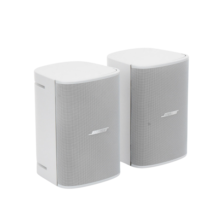 Par de Altavoces de Pared | DesignMax | 5in | 70/100V | 8ohms | Blanco | Exterior