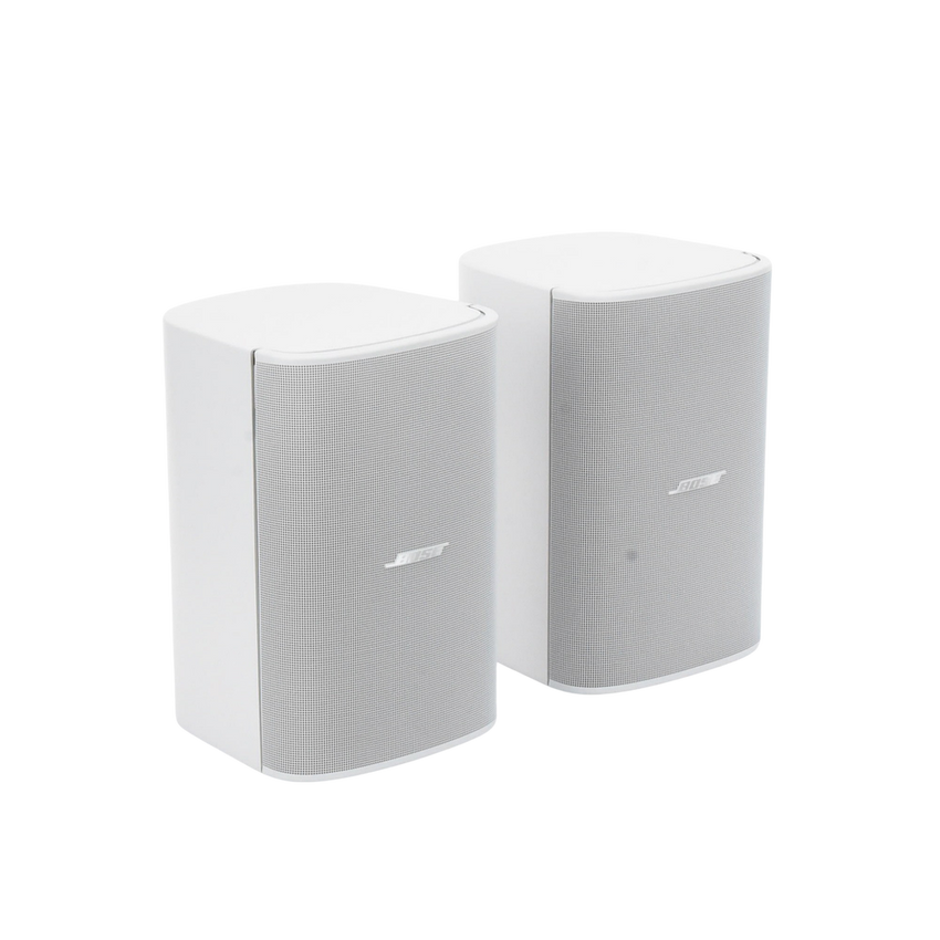 Par de Altavoces de Pared | DesignMax | 6.5in | 8ohms | 70/100V | Blanco | Exterior
