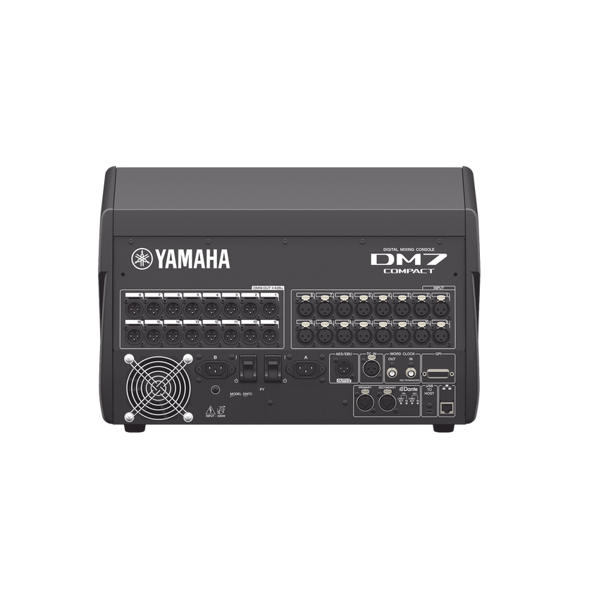 CONSOLA DE MEZCLA DIGITAL DE AUDIO 72 CANALES 48 MEZCLAS C/ DANTE I/O (DM7 COMPACT)