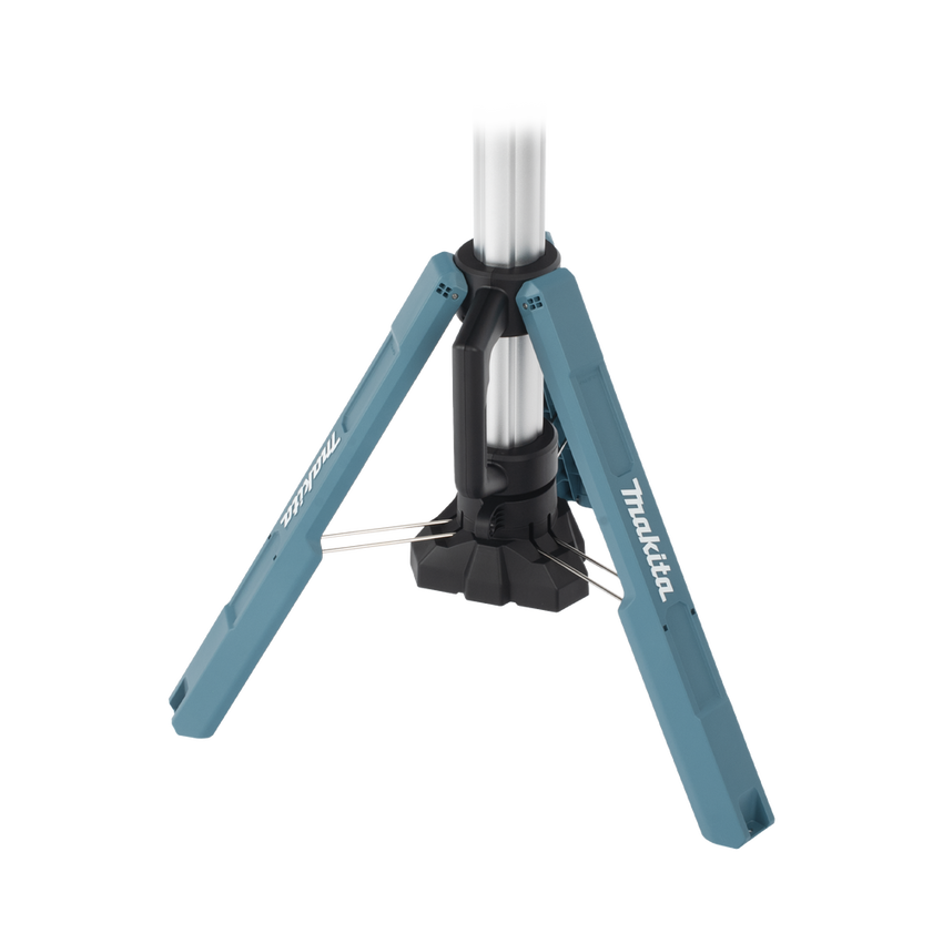 Lampara con Torre para Iluminación Inalambrica con tres Cabezales Multidireccionales , se extiende hasta 2.2 metros, Utiliza batería LXT® Litio�??Ion de 18V.