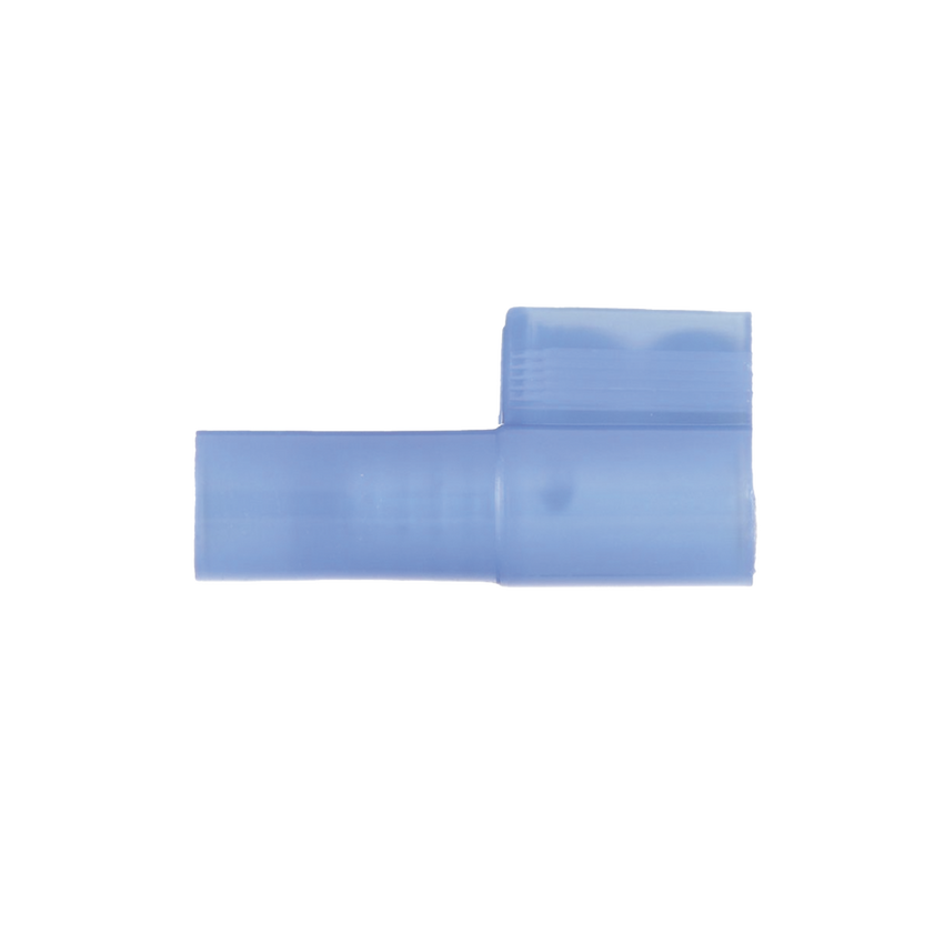 Terminal de Desconexión Hembra Pan-Term™ a 90º, Color Azul, Nylon, para cable 14-16 AWG, 0.250 x 0.032 " (6.3 x 0.8mm)