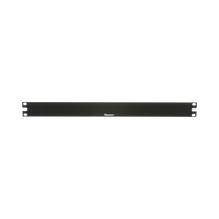 Tapa Ciega Para Rack Estándar de 19in, Plano, de Acero, 1UR, Color Negro