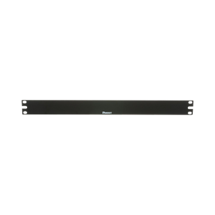 Tapa Ciega Para Rack Estándar de 19in, Plano, de Acero, 1UR, Color Negro