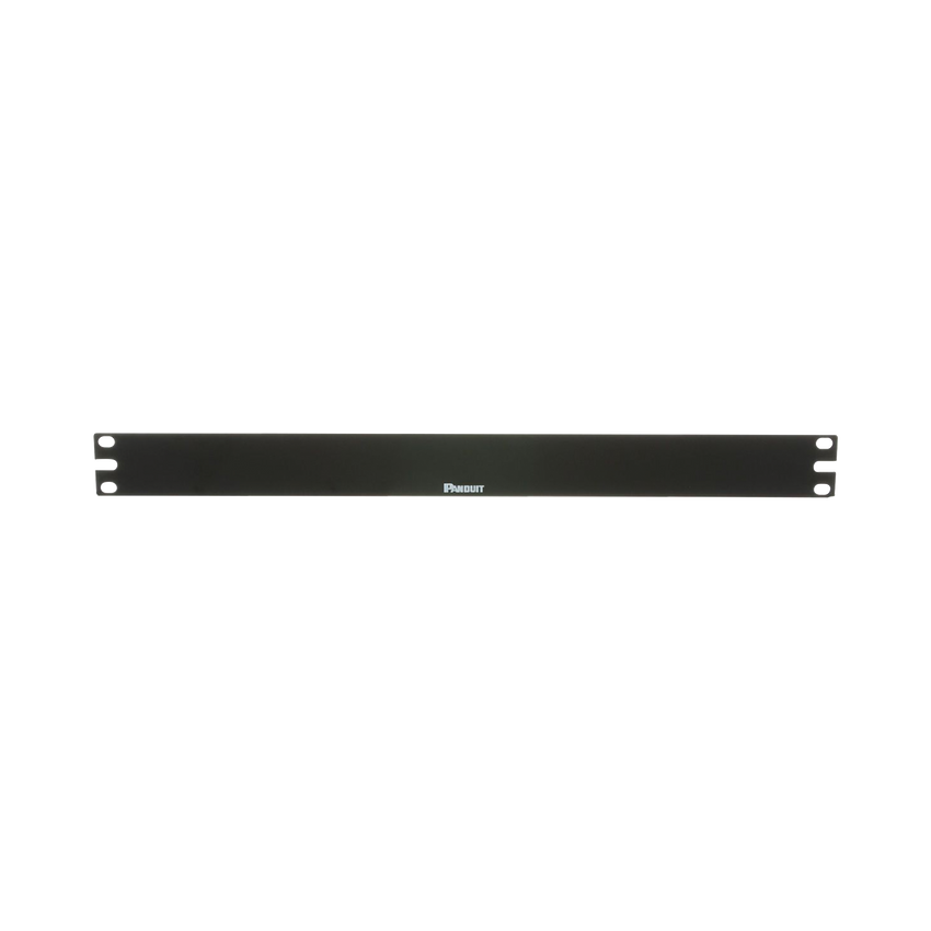 Tapa Ciega Para Rack Estándar de 19in, Plano, de Acero, 1UR, Color Negro