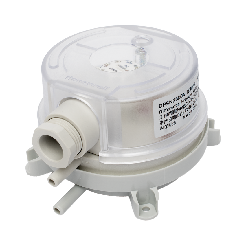 Interruptor de presión de aire: 500 a 2500 Pa Rango de presión diferencial: 150 Pa Valor promedio