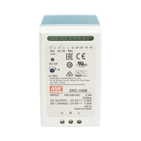 Fuente de poder Riel Din 24V, 100W con Cargador de Bateria