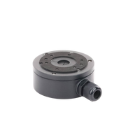 Caja de Conexión de Metal Color Negro / Exterior IP66 / Compatible con DS-2CD1043G2-LIUF/BLACK & DS-2CD2043G2-I(U)(BLACK)