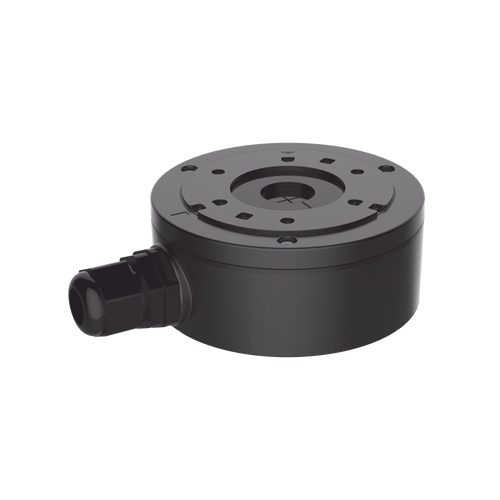 Caja de Conexión de Metal Color Negro / Exterior IP66 / Compatible con DS-2CD1043G2-LIUF/BLACK & DS-2CD2043G2-I(U)(BLACK)