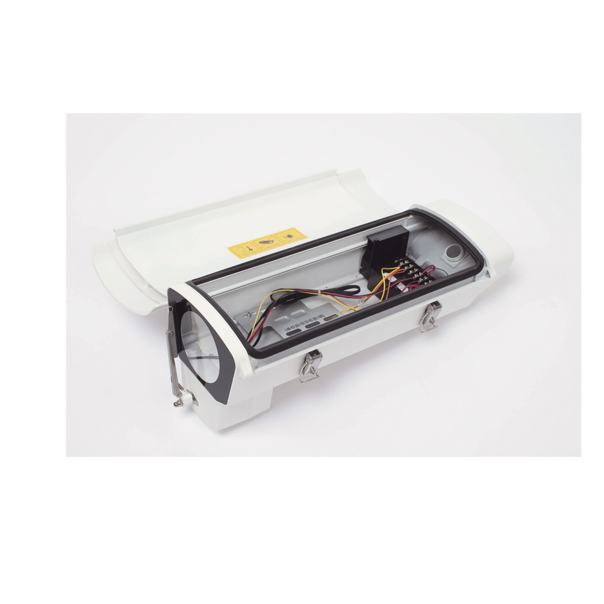 Gabinete para cámaras tipo BOX (Profesional) / Exterior IP67 / Limpia parabrisas integrado / Ventilador Integrado