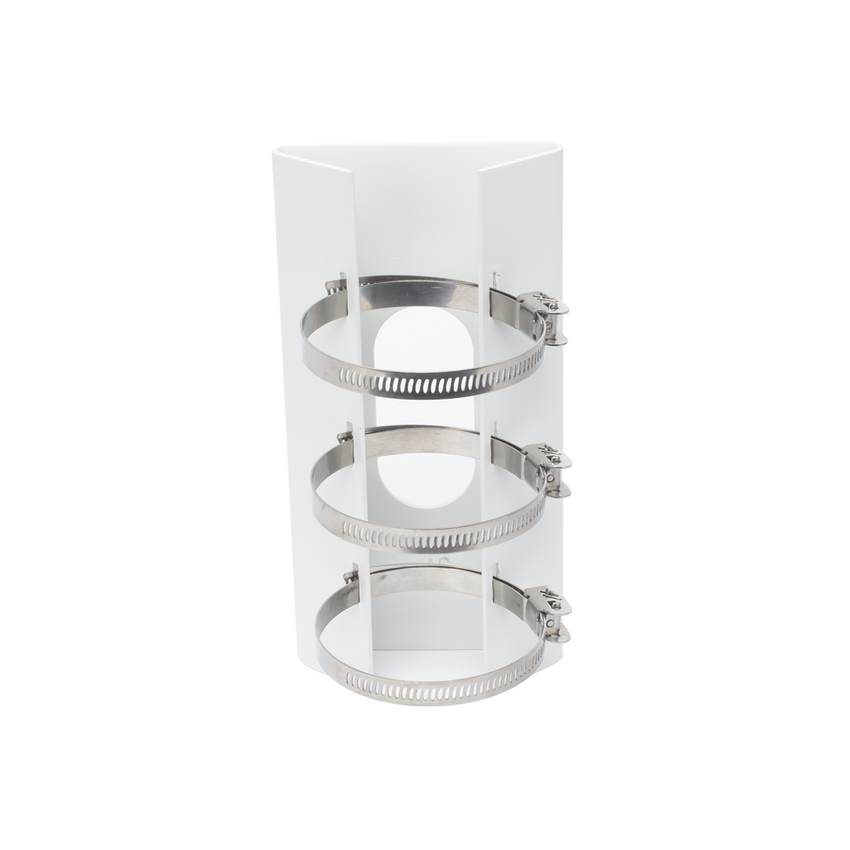 Montaje Vertical para Poste / Material de Acero Inoxidable