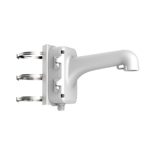 Montaje de Poste para Domos Hikvision / Color Blanco / Uso en Exterior