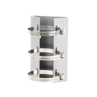 Montaje de Poste para PTZ / Acero Inoxidable / Compatible con PTZ HIKVISION