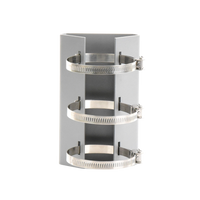 Montaje de Poste para PTZ / Acero Inoxidable / Compatible con PTZ HIKVISION
