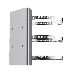 Montaje de Poste para PTZ / Acero Inoxidable / Compatible con PTZ HIKVISION