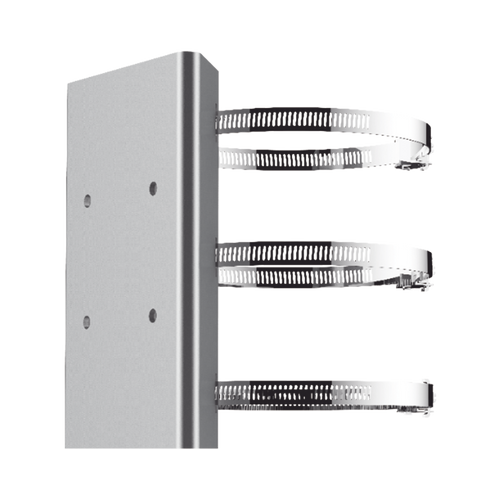 Montaje de Poste para PTZ / Acero Inoxidable / Compatible con PTZ HIKVISION