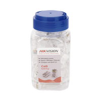 Bote con 100 Piezas de Plug Modular RJ45 / Cat 6 / Chapado en Oro a 30 Micras / Sin Blindaje / F�cil Instalaci�n / Uso Interior / Soporta Norma TIA-568B / Cumple con RoHS 2.0