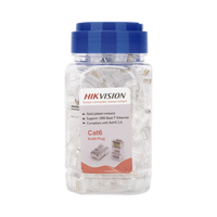 Bote con 100 Piezas de Plug Modular RJ45 / Cat 6 / Chapado en Oro a 30 Micras / Sin Blindaje / Facil Instalación / Uso Interior / Soporta Norma TIA-568B / Cumple con RoHS 2.0