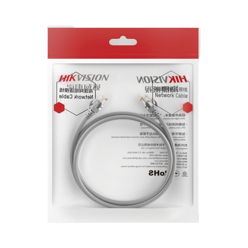 Cable de Parcheo (Patch Cord) / UTP / Cat. 6 (24 AWG) / 10 Metros / Color Gris / Ideal para PoE+ / Interior