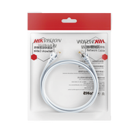 Cable de Parcheo (Patch Cord) / UTP / Cat. 6 (24 AWG) / 2 Metros / Color Blanco/ Ideal para PoE+ / Interior