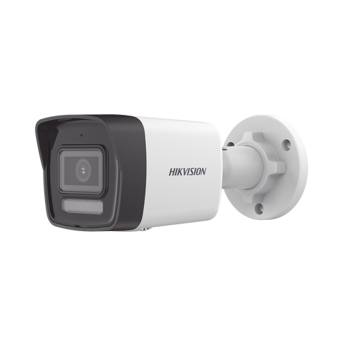 [Dual Light] Bala IP 2 Megapixel / Lente 2.8 mm / 30 mts IR + 30 mts Luz Blanca / Micrófono Integrado / ACUSENSE Lite / Exterior IP67 / H.265 / PoE / ONVIF / Micro SD