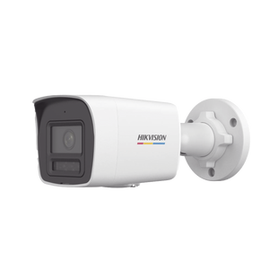 [Dual Light + ColorVu] Bala IP 2 Megapixel / Lente 2.8 mm / 30 mts IR + 30 mts Luz Blanca / Micrófono Integrado / ACUSENSE Lite / Exterior IP67 / WDR 120 dB / PoE / Micro SD / ONVIF