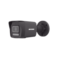 [Dual Light] Bala IP 4 Megapixel / Color Negro /  Lente 2.8 mm / 30 mts IR + 30 mts Luz Blanca / Micrófono Integrado / ACUSENSE Lite / Exterior IP67 / H.265 / PoE / ONVIF / Micro SD