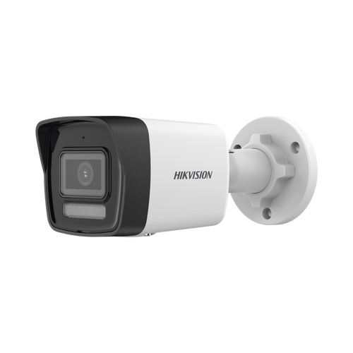 [Dual Light] Bala IP 8 Megapixel (4K) / Lente 2.8 mm / 30 mts IR + 30 mts Luz Blanca / Micrófono Integrado / ACUSENSE Lite / Exterior IP67 / H.265 / PoE / ONVIF / Micro SD