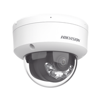 [Dual Light] Domo IP 2 Megapixel / Lente 2.8 mm / 30 mts IR + Luz Blanca / Micrófono Integrado / Antivandálico IK08 / ACUSENSE Lite / Exterior IP67 / H.265+/H.264+ / PoE / ONVIF (Profile S/T)