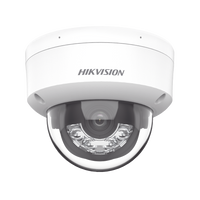 [Dual Light] Domo IP 2 Megapixel / Lente 2.8 mm / 30 mts IR + Luz Blanca / Micrófono Integrado / Antivandálico IK08 / ACUSENSE Lite / Exterior IP67 / H.265+/H.264+ / PoE / ONVIF (Profile S/T)