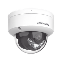 [Dual Light] Domo IP 2 Megapixel / Lente 2.8 mm / 30 mts IR + 30 mts Luz Blanca / Micrófono Integrado / Antivandálico IK08 / ACUSENSE Lite / Exterior IP67 / H.265 / PoE / ONVIF / Micro SD