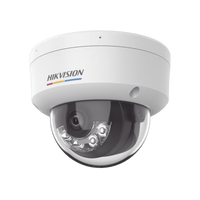 [Dual Light + ColorVu] Domo IP 2 Megapixel / Lente 2.8 mm / 30 mts IR + 30 mts Luz Blanca / Micrófono Integrado / ACUSENSE Lite / Exterior IP67 / IK08 / WDR 120 dB / PoE / Micro SD / ONVIF