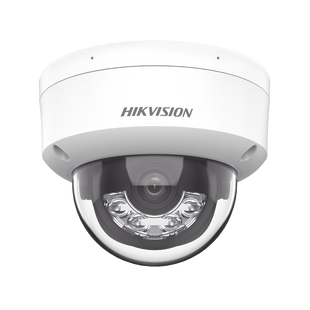 [Dual Light] Domo IP 6 Megapixel / Lente 2.8 mm / 30 mts IR + 30 mts Luz Blanca / Micrófono Integrado / ACUSENSE Lite / Exterior IP67 / H.265 / PoE / ONVIF