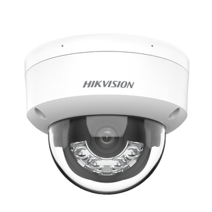 [Dual Light] Domo IP 8 Megapixel (4K) / Lente 2.8 mm / 30 mts IR + 30 mts Luz Blanca / Micrófono Integrado / IK08 / ACUSENSE Lite / Exterior IP67 / H.265 / PoE / ONVIF