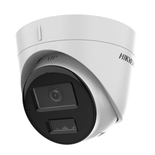 [Dual Light] Turret IP 2 Megapixel / Lente 2.8 mm / 30 mts IR + 30 mts Luz Blanca / Micrófono Integrado / ACUSENSE Lite / Exterior IP67 / H.265 / PoE / ONVIF