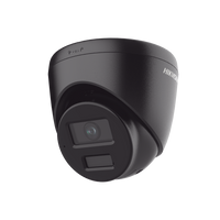 [Dual Light] Turret IP 4 Megapixel / Color Negro /  Lente 2.8 mm / 30 mts IR + 30 mts Luz Blanca / Micrófono Integrado / ACUSENSE Lite / Exterior IP67 / H.265 / PoE / ONVIF / Micro SD