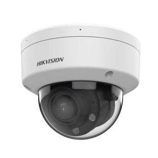 Domo IP 4 Megapíxel / Lente Motorizado 2.8 a 12 mm / Dual Light (30 mts IR + 30 mts Luz Blanca) / ACUSENSE Lite / Microfono Integrado / Exterior IP67 / IK08 / WDR 120 dB / PoE  / Micro SD