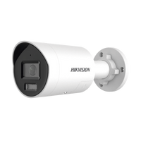 [Dual Light + ColorVu] Bala IP 8 Megapixel (4K) / Lente 2.8 mm / 40 mts IR + 40 mts Luz Blanca / Exterior IP67 / Luz Intermitente y Alerta de Audio / Micrófono Integrado / ACUSENSE (Filtro de Falsas Alarmas) / Metal / ACUSEARCH