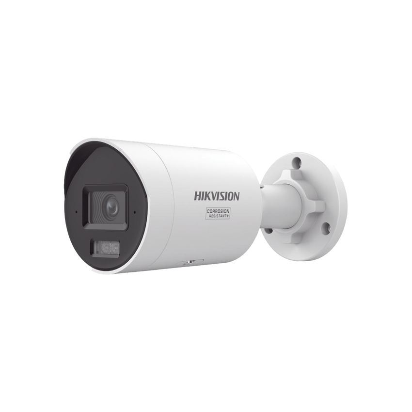 [Dual Light + ColorVu 3.0 + HikAI] Bala IP 8 Megapixel / Lente 2.8 mm / 40 mts IR + Luz Blanca / 2 Microfonos Integrados / Exterior IP67 /  WDR 130 dB / ACUSENSE 3.0 / Metal / NEMA 4X / ACUSEARCH